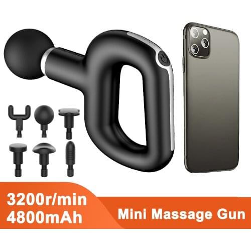 Youmay Electric Mini Massage Gun Deep Tissue Massager Body Neck Muscle Vibration Relaxation Pain Relief Therapy Fascia Gun