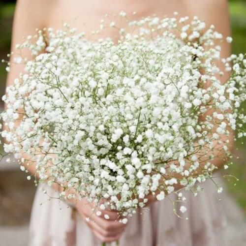 90 Heads Gypsophila Artificial Flowers Home Decoration Babies Breath Wedding Bouquet Paniculata Starry Hydrangea Party Mariage