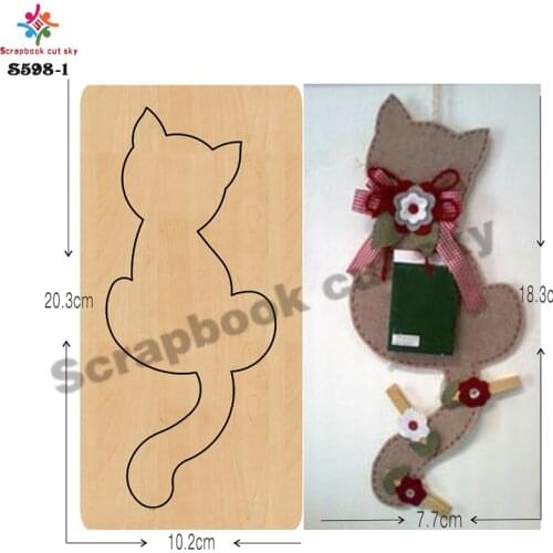 Kitty DIY new wooden die mould cutting dies for scrapbooking Thickness-15.8mm/muyu/S598-1