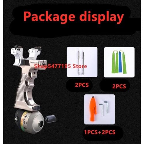 Laser Slingshot Shooting Device Fish Bladder Slingshot Shooting Device High Precision Fishing And Fishing Shooting Artifact Set