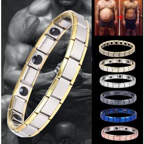 New Arrival Men Women Fashion Energy Healthy Magnetic Bracelet Power Therapy Magnets Bangles Lovers Xmas Girly Gift