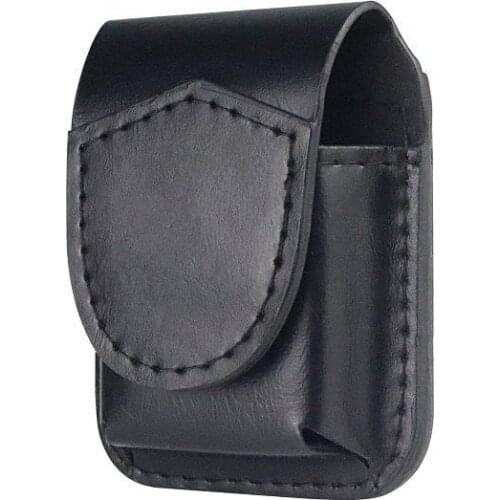 New Arrived Solid Color Without Pattern Handmade Genuine Leather Kerosene Oil Lighter Belt Case Waist Bag For Zippo Lighters