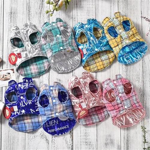 Small Medium Dog Clothes Winter Pet Jacket Dogs Pets Clothing Coats Warm Waterproof Cloth Outfits For Chihuahua Bulldog Pug