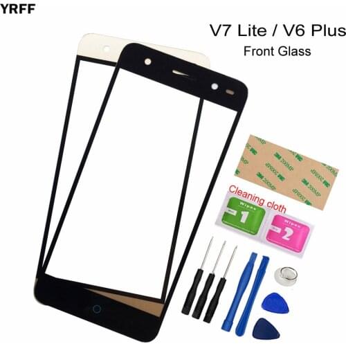5.0'' Panel For ZTE Blade V7 Lite Front Glass Panel (No Touch Screen) Outer Glass Cover Assembly Parts