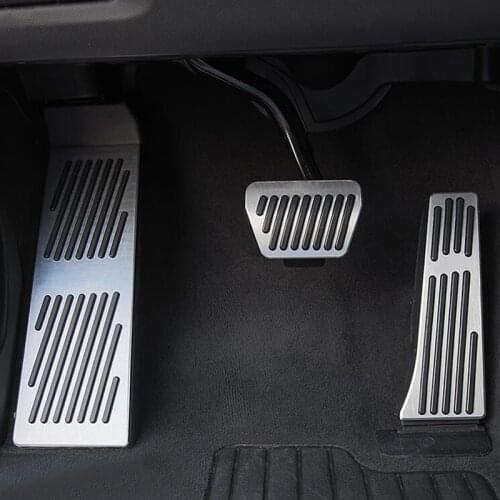 Aluminum alloy Accelerator Brake Foot Rest Pedal PadsCar Pedal Pads Pedals Cover For BMW X3 G01 X4 G02 7-Series G11 G12