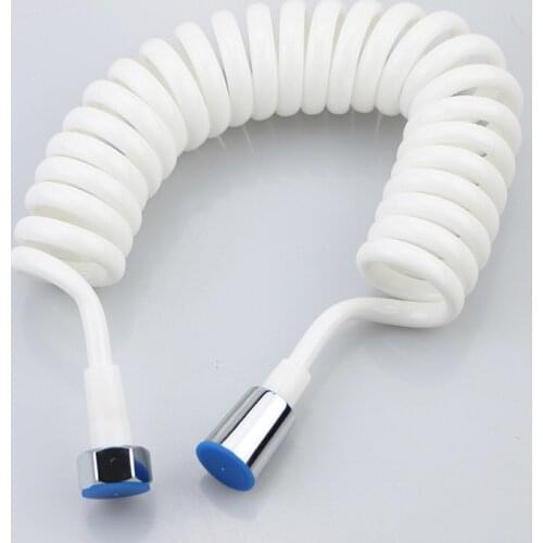 Spring Flexible Shower Hose for Water Plumbing Toilet Bidet Sprayer Gun Telephone Line Plumbing Hose bathroom Accessories 1.5m
