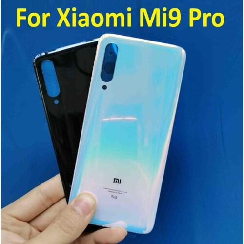 TOP Quality Battery Glass Panel Back Cover Housing Door Rear Case For Xiaomi Mi9 Pro Mi9Pro M9 Pro M9Pro with Adhesive tape