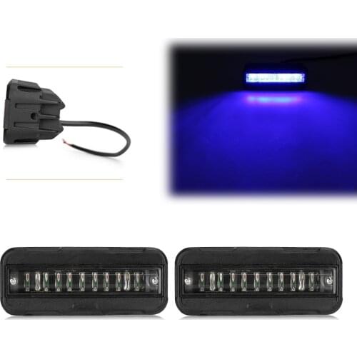 LED Red/Blue Forklift Safety Light Lamp Zone Warehouse Pedestrian Warning New Automobile Car Part Accessories 2PCS