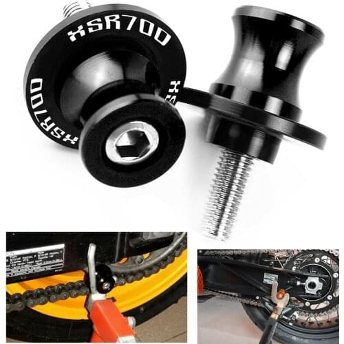 For YAMAHA XSR 700 XSR700 ABS 2014 2015 2016 2017 2018 6MM Motorcycle Stand Screws Swingarm Spools Slider Stand Screws Paddock