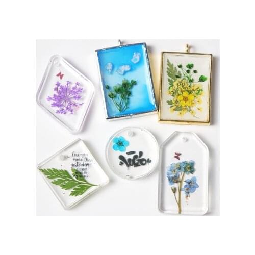 Dried flowers Real Leaves Plant Silicone Resin Mold Filler Handmade Jewelry Tools Stickers DIY Photo Embossed Dried Flower