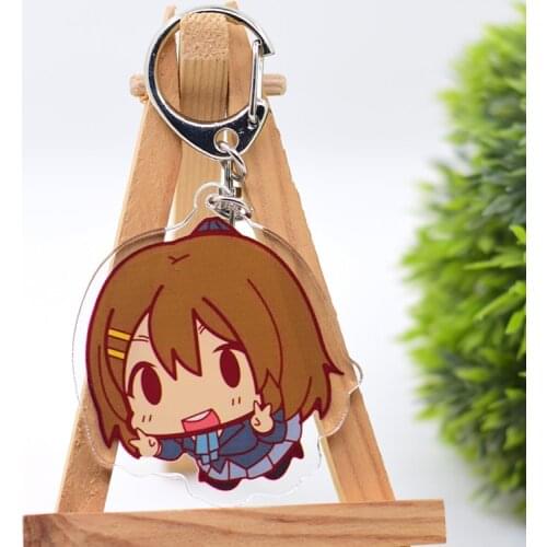WL0947 K-ON! Keychain Acrylic Cartoon Keyring Accessories