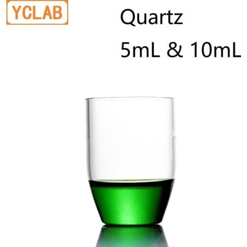 YCLAB 5mL & 10mL Quartz Crucible with no Lid Highly Transparent High Temperature Resistance Laboratory Chemistry Equipment