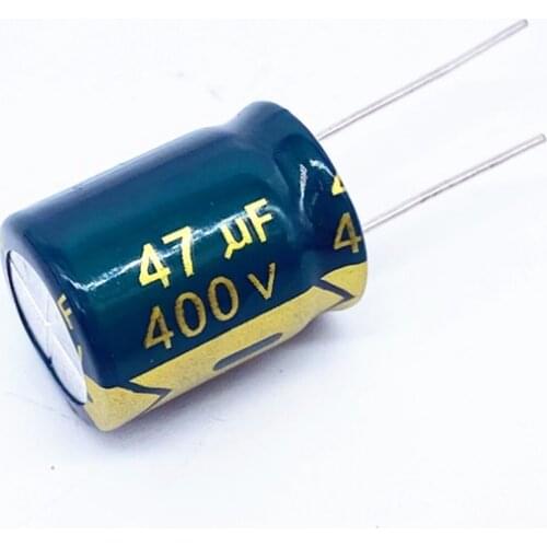 60pcs/lot 400V 47UF 16*25 20% RADIAL aluminum electrolytic capacitor 47000NF 20