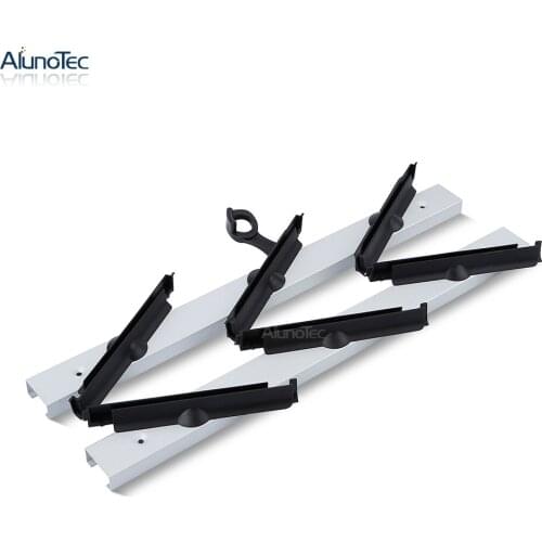 Aluno SF-200 6 Inch Clip 3 blades 446mm(H) Plastic Handle Aluminium Louvre Frame