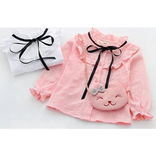 Белые блузки для девочек Bangbangxing China At AliExpress