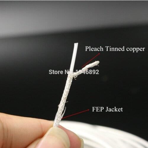 1 meters 3.28ft RG316 White Coaxial Cable Wires RF 50 Ohm Shielded Cable wire