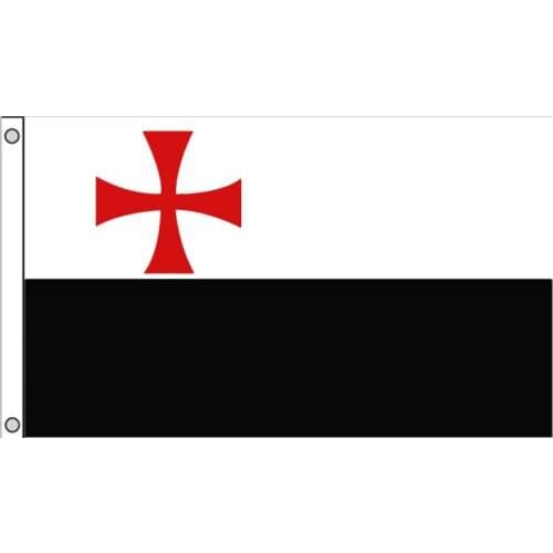 3x5ft Knights Templar Flag Medieval Crusaders Large outdoor indoor decoration banner flag