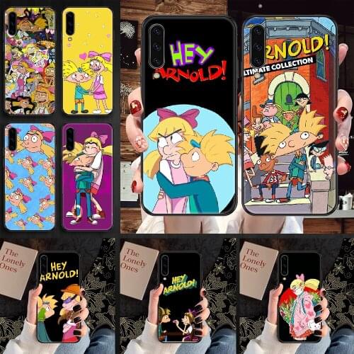Hey Arnold Phone case For Samsung Galaxy A 3 5 7 8 10 20 21 30 40 50 51 70 71 E S 2016 2018 4G black art shell fashion prime
