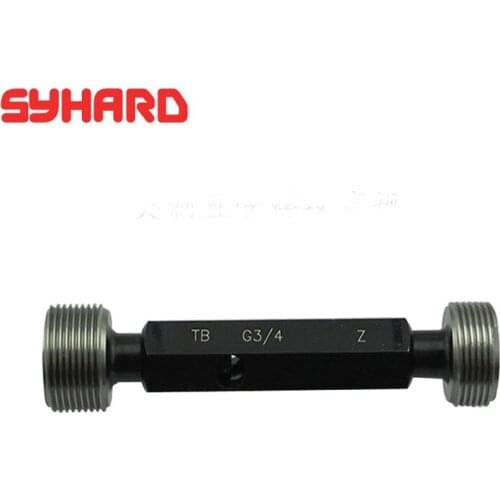 Inch Straight Pipe 55 Degree Pipe Thread Plug Gauge Measuring Tools Go No-Go Gauge G1/16 G11/4 G3/8 G1/2 G5/8 G7/8 G1