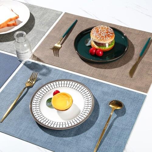 European StylePlacemat Kitchen Tool for Dining Table Bowl Plate TablewarePad HomeDecoration Table Mats Kitchen Accessories