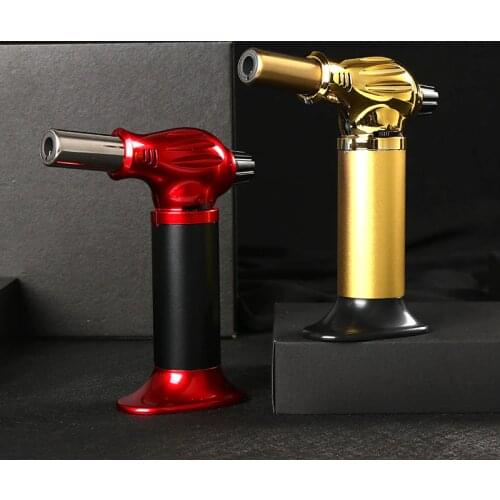 BBQ Kitchen Firepower Gas Lighter Butane Turbo Lighters Smoking Accessories Cigar Cigarettes Lighter Gadgets for Men