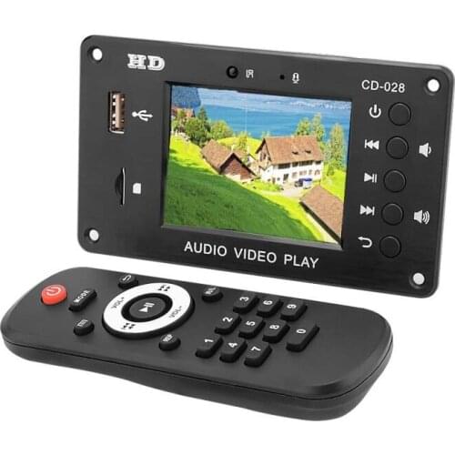 HJXY Wireless Bluetooth Audio Video Decoder LCD Screen DTS Lossless Bluetooth Module mp4/mp5 HD Video APE/WAV Decoding Board