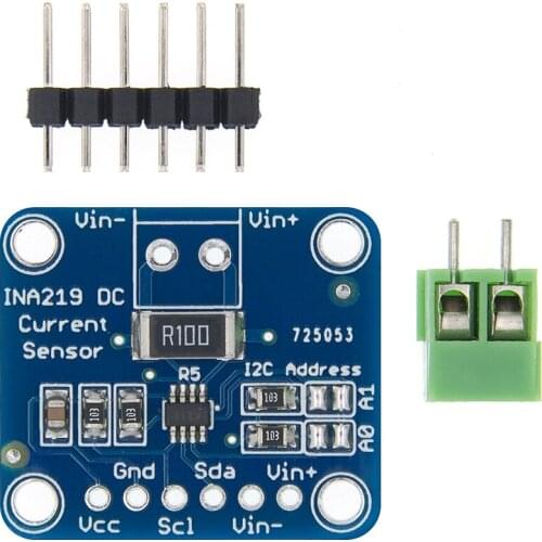 INA219 Bi-directional DC Current Power Supply Sensor Breakout Module DIY 3V-5V IIC I2C Power Monitoring Sensor Module