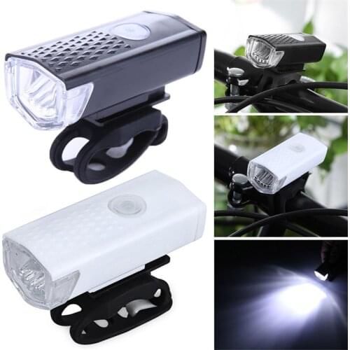 Bicycle Bike Front Rear Lights Set Mountain Bike Night Cycling Headlight USB LED Safety Warning Taillight Bike Accessories