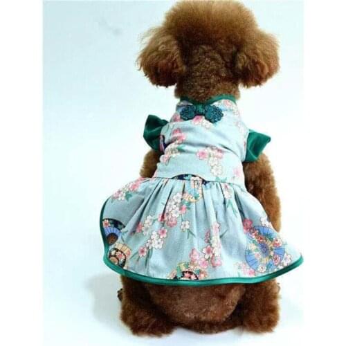 Summer Dog Dress Cat Puppy Outfit Garment Small Dog Clothes Yorkshire Yorkie Pomeranian Poodle maltese Bichon Schnauzer Clothing