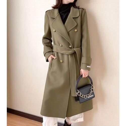 LSHITT Womens Black Coats