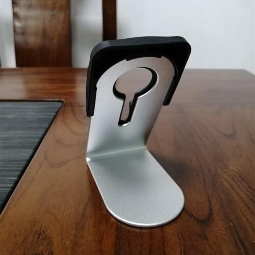 Non-slip Aluminum Stand Holder Cradle for -iPhone 12 Magnetic Wireless Charger 4X7E
