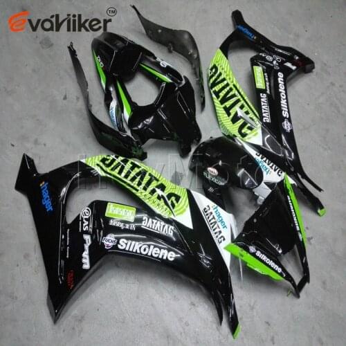 ABS Plastic fairing for ZX10R 2011 2012 2013 2014 2015 green black ZX 10R 11 12 13 14 15 motorcycle cowl Injection mold H2