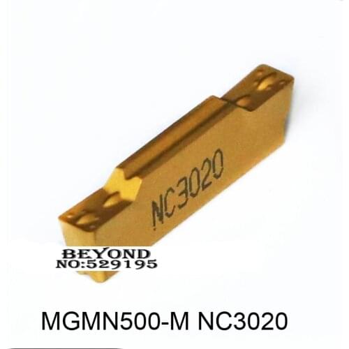 Korloy Original 10pcs MGMN500-M NC3020 MGMN500-M NC3030 MGMN500 MGMN 500 Carbide Inserts Lathe Cutter Tools Parting Off Grooving