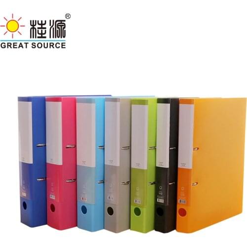 A4 Lever Arch File StrongLine ABS on Board 30mm (1.18") Spine Assorted Bright Colours(10PCS)