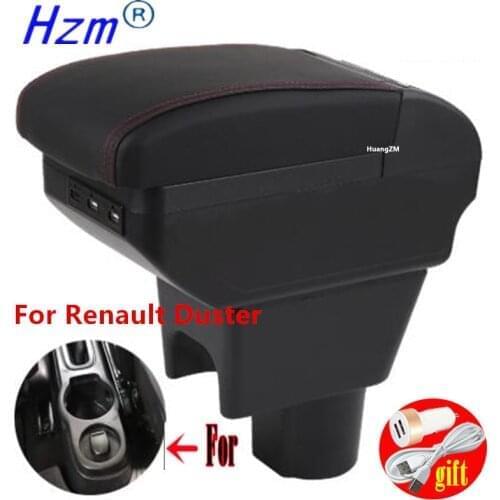 For Renault Duster Armrest For Dacia Duster Car Armrest box Center Storage box car accessories Interior