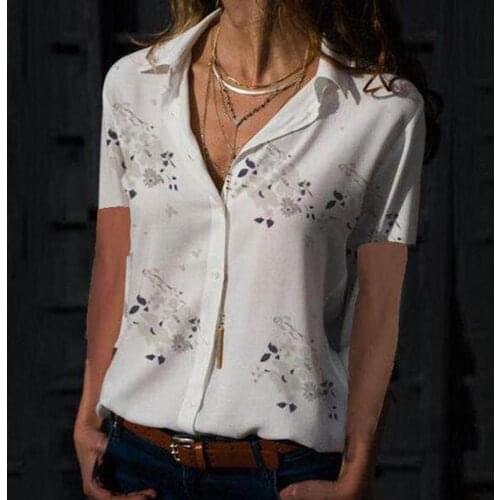 Shu Embroidery Short Sleeve Shirts For Women