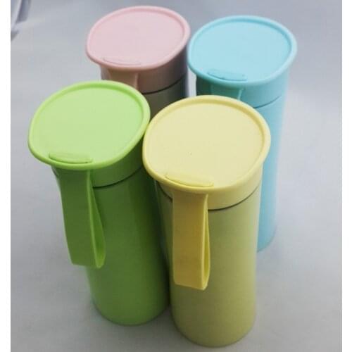 Taza de acero inoxidable de 360 ml taza de moda Linda nueva aspiradora frascos termos aislado taza de agua caliente botella de a