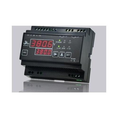 Three-phase Intelligent Voltmeter E-V-R-G-H-LC-3P, RS485 Communication, Modbus Standard Protocol, Rail Installation