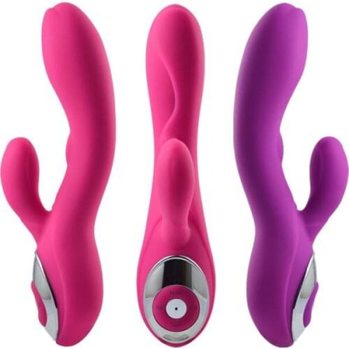 USB Charging 10 Speed Smart Music Voice Control Double Vibrating Clitoral Vagina Massager G-spot Dual Vibrator Sex Toy For Woman