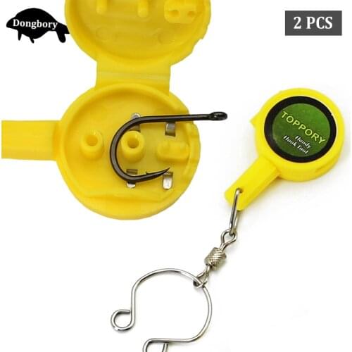 2PCS Carp Fishing Tool Multi Function Quick Knot Tool for Fishing Hook Knot and Line Cutter Cover Tying Tool Carp Rig Tackle