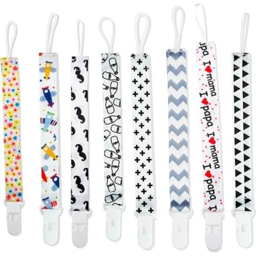 Baby Pacifier Clip Dummy Holder Soother Chain Drop-resistant Buckle Strap GXMB