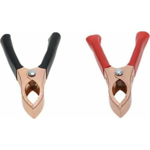 Brand New Quality 10 X 30A Crocodile Car Van Battery Test Lead Clips Alligator Clips Electrical Jumper Wire Cable Clamp 70 Mm