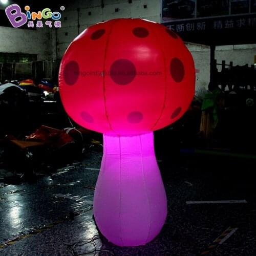 Customized mushroom party supplies / 2mH inflatable mushroom with LED lighting / mushroom led lamp balloons - toys