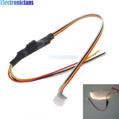 DC 5-24V PIR Infrared Sensor Automatic Lighting On Off Switch Detection Closet Motion Sensor Detector LED Light Switch TDL-799