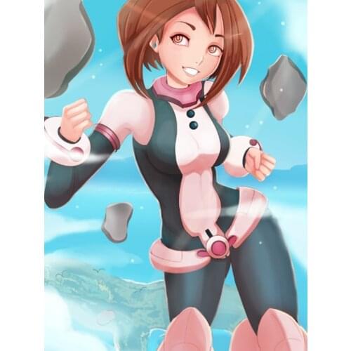 Boku no Hero Academia AsuiTsuyu Yaoyorozu Momo 3D Printed Uraraka Ochako Cosplay Costume My Hero Academia Battle Bodysuit