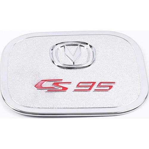 Lsrtw2017 Car Fuel Tank Cap Cover Trims Decorative Interior Accessories Chrome for Changan Cs95 2017 2018 2019 2020 2021
