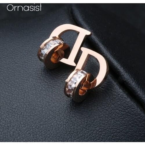 Ornasist Earrings With Stones