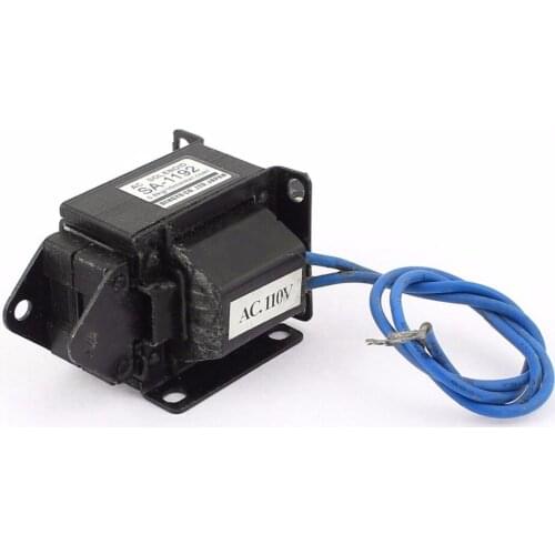 SA-1192 AC 110V AC 220V 10mm 0.8kg Push Pull Type Lift Magnet Solenoid Electromagnet