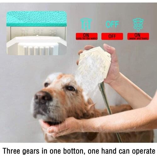 Multi-function Pet Bath Brush Cats Dog Comb Shower Head Water Sprayer Brush Dog Washing Hose Home Dog Accessories Supplies