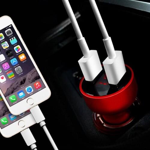 Stylish Mini Dual USB Dual Port Car Lighter Socket Charger Adapter Plug for Land Rover Range Rover/Evoque/Freelander/Discovery